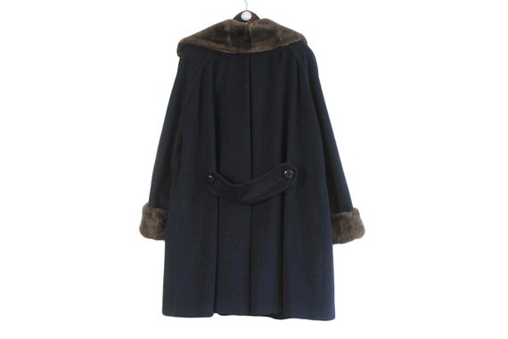 Vintage Gianfranco Ferre Fourrures Coat Size Women's 44 Black