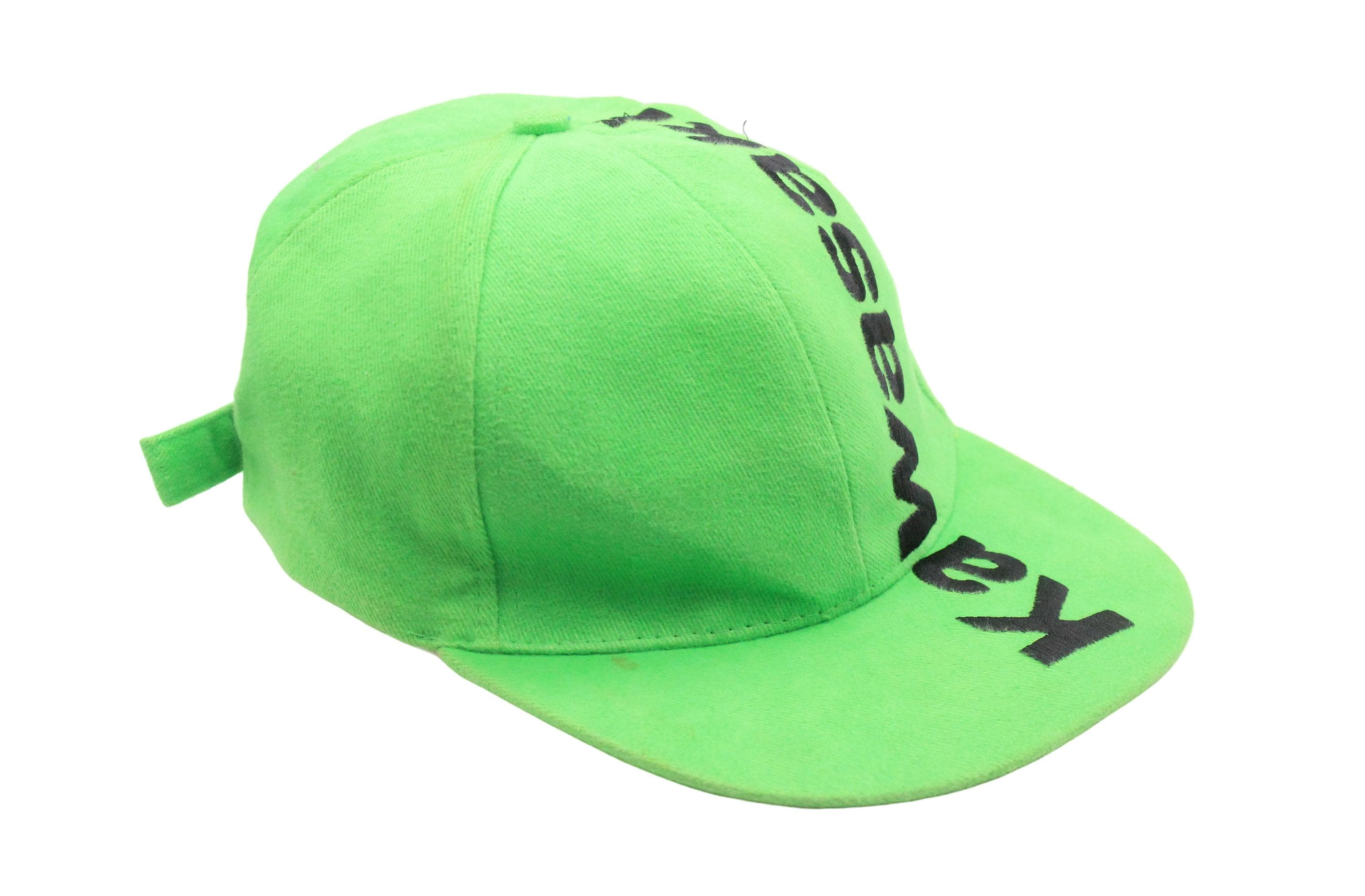 Vintage Kawasaki Cap Moto GP Racing Wear Team Green Big Logo 90s