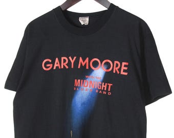 Vintage Gary Moore 1990 Still Got the Blues Tour T-shirt Size M