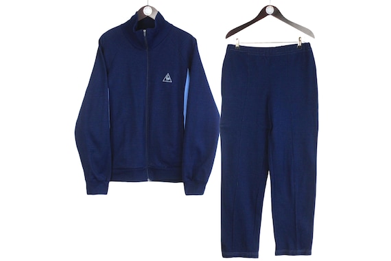 「激レア」90s le coq sportif track setup Vintage Le Coq Sportif Tracksuit Size M Blue 90s Retro Sport Style