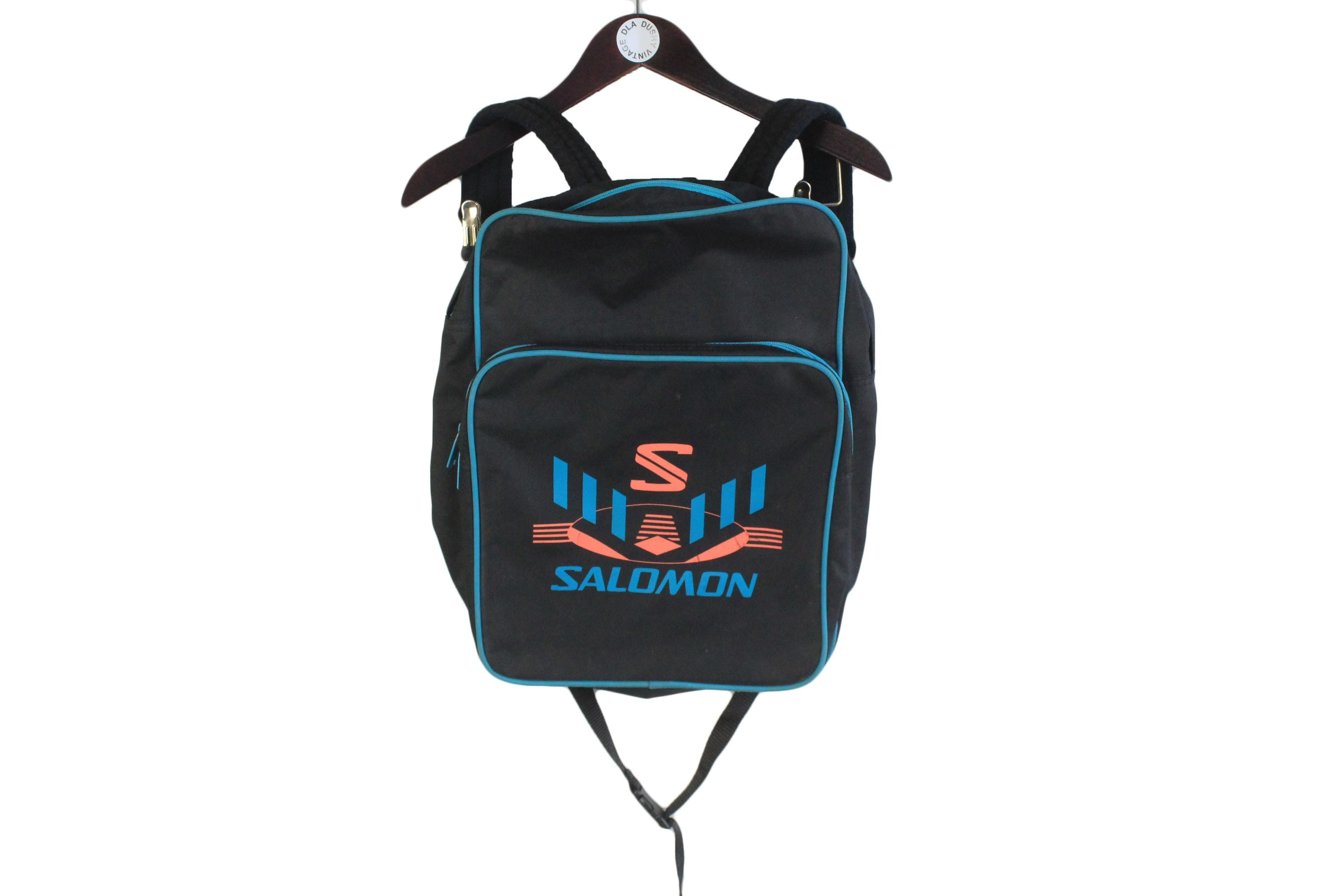 美品✨ OLD Salomon archive Backpack Vintage Salomon Backpack Outdoor School Bag Sport Style Casual