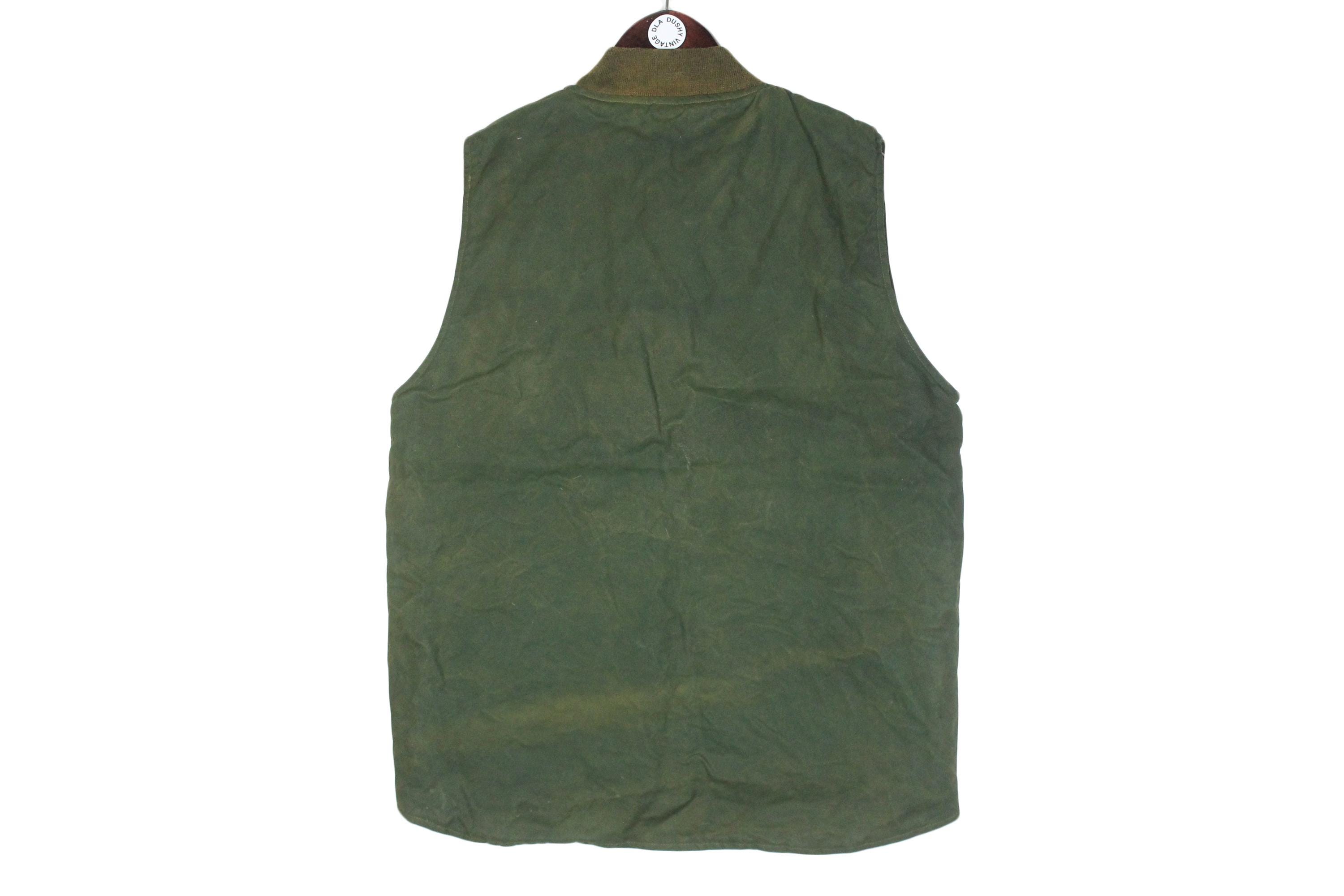 Vintage Union Alls Power House Waxed Vest Sleeveless Work Wear