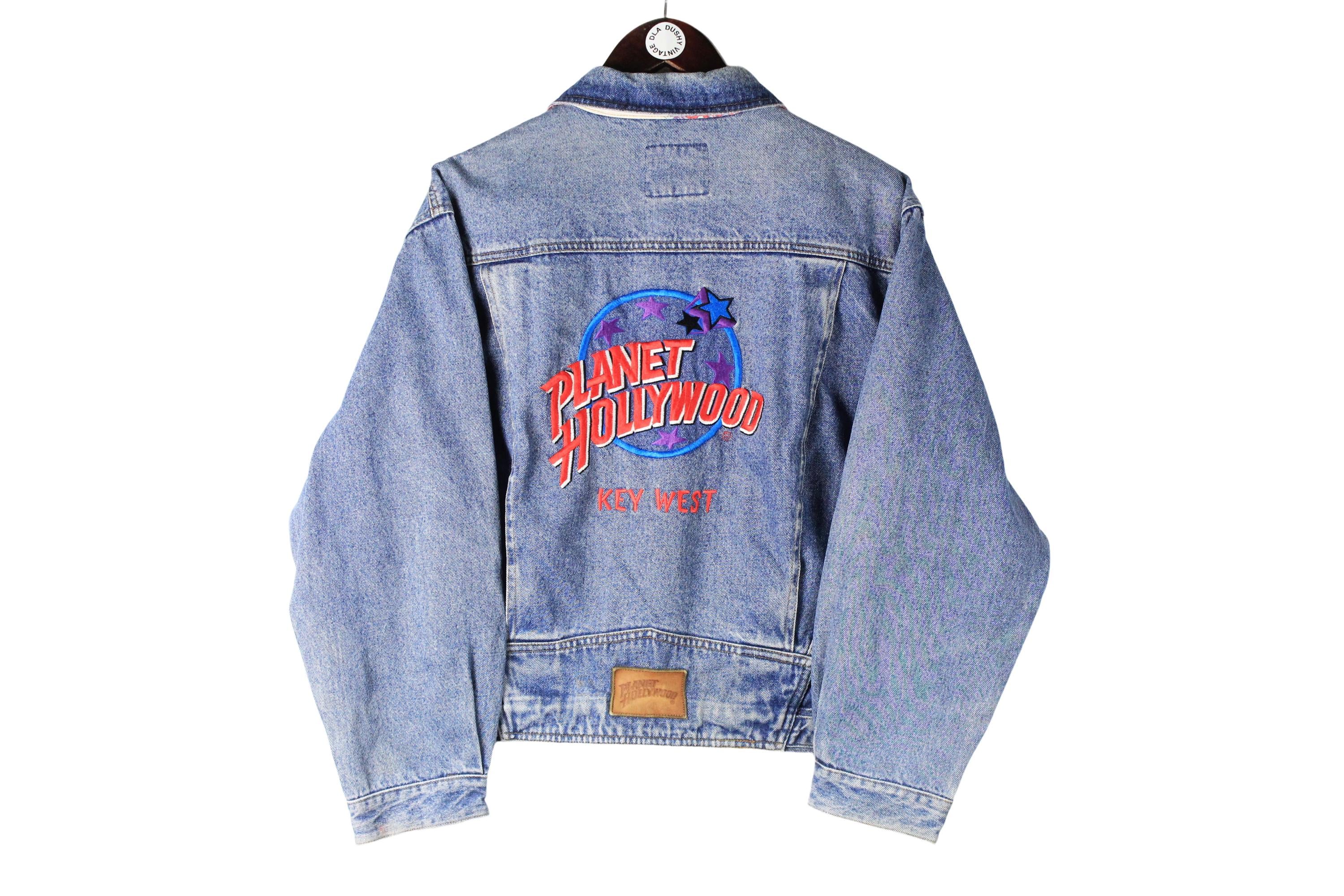 Planet hollywood denim jacket - Etsy 日本