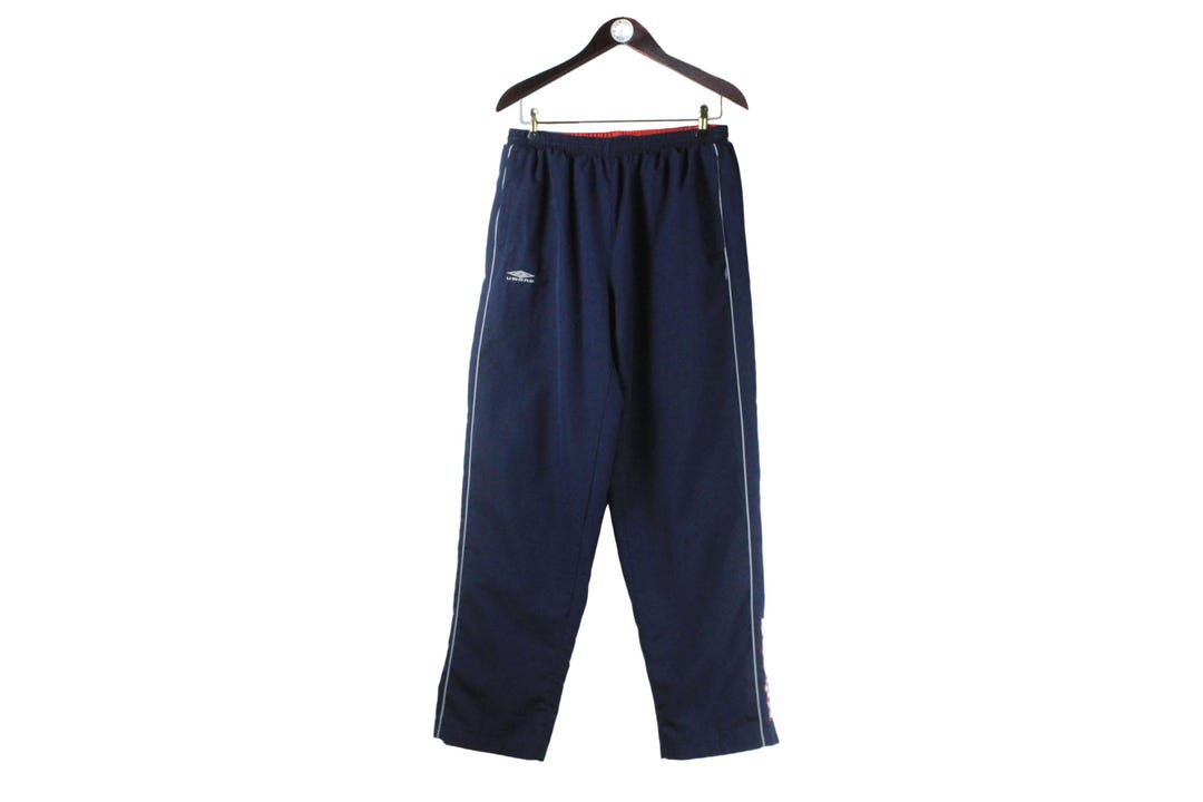 ヴィンテージ トラックパンツ ネイビー L ヴィンテージ アンブロ トラックパンツ サイズ L ブルー 90年代 レトロ