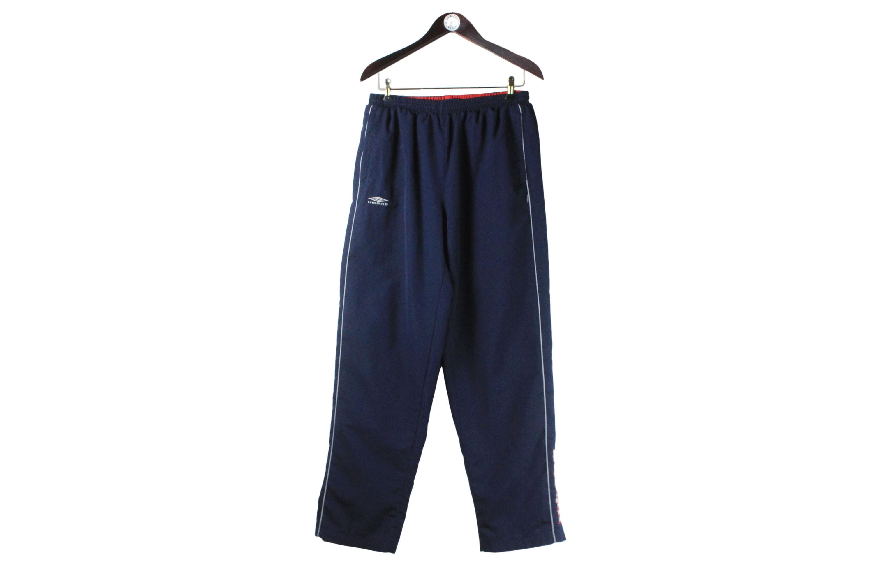 ヴィンテージ アンブロ トラックパンツ サイズ L ブルー 90年代 レトロ