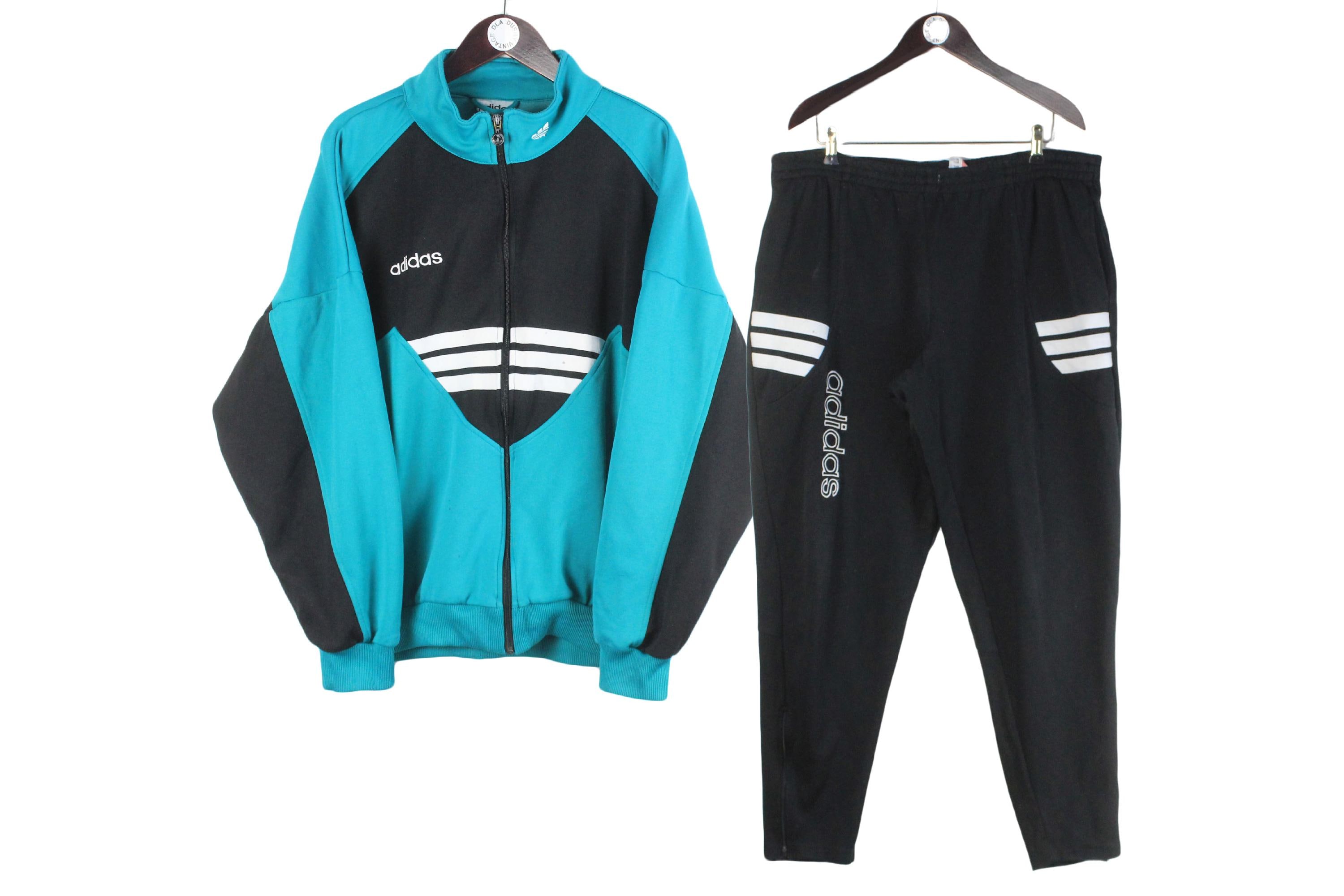 Vintage Adidas Tracksuit Size M 90s Retro Sport Style Track Suit