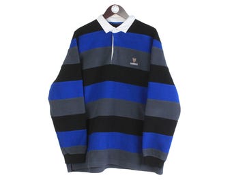 Vintage Guinness Fleece Rugby Shirt Size XL 00s Sweater Pullover Jumper Winter Outdoor Ski Style