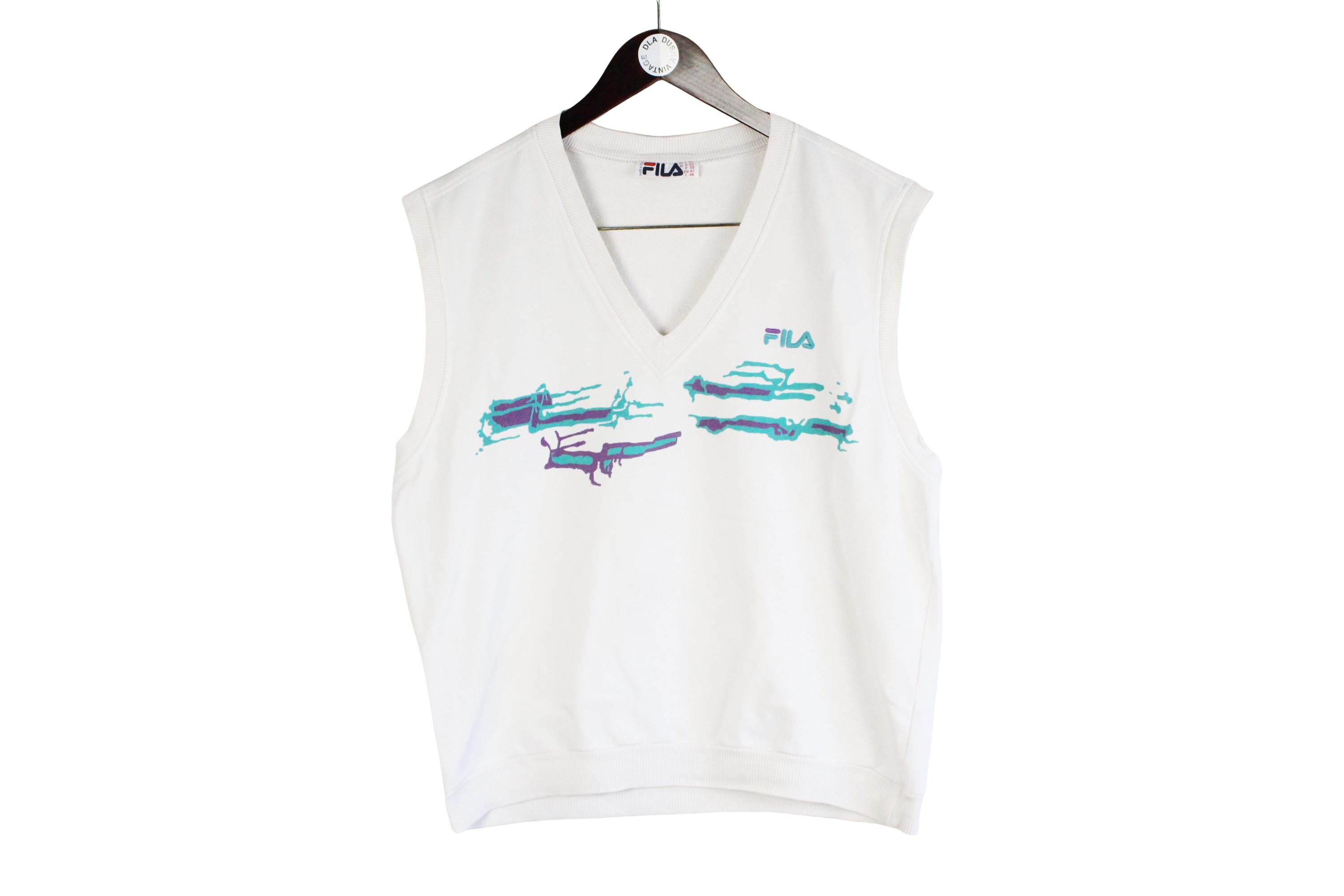 Fila Vest - Etsy New Zealand