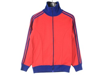 Vintage Adidas Track Jacket M – 90s Training Jacket Red Black