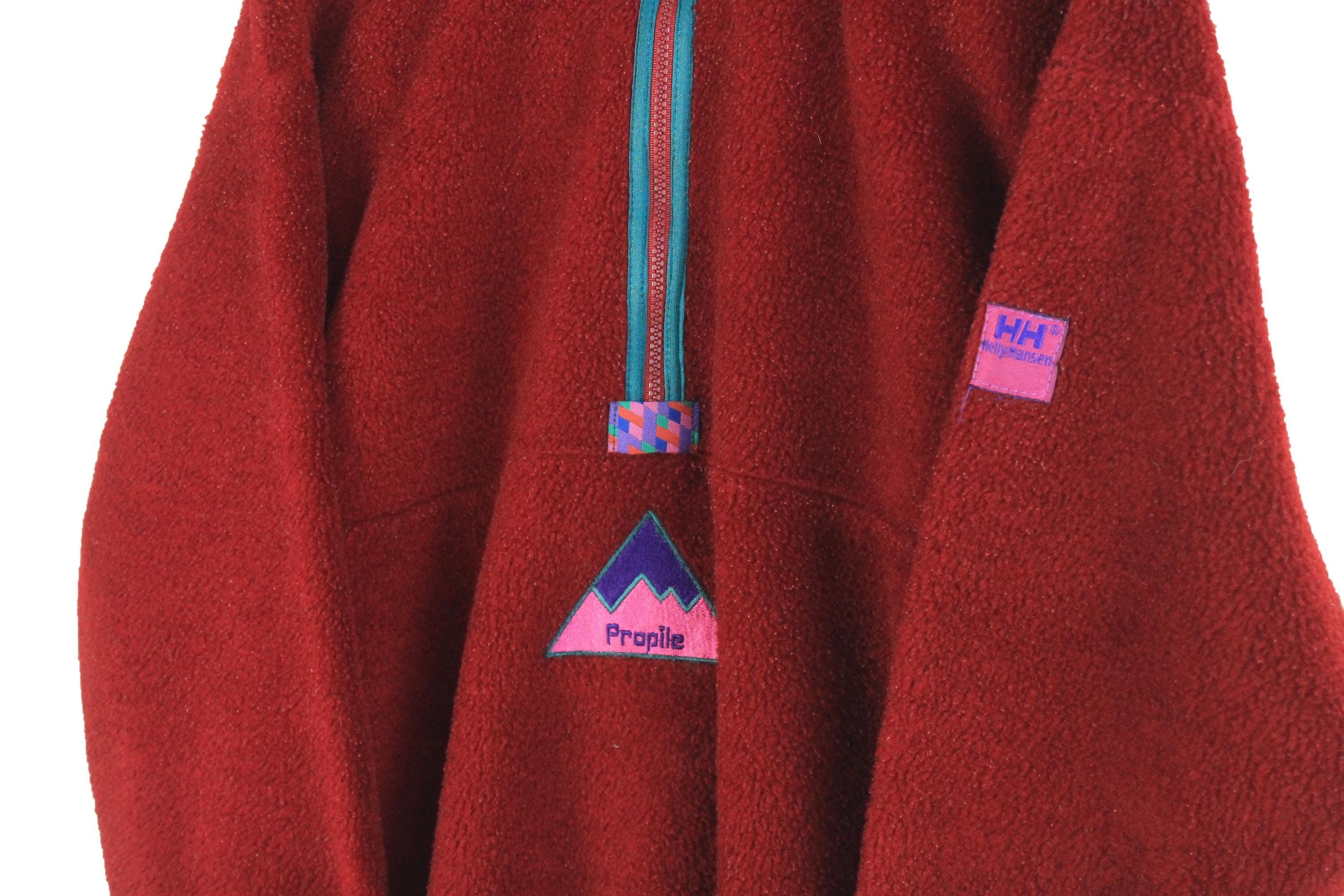 ヴィンテージ ヘリーハンセン フリース サイズ S レッド 90年代