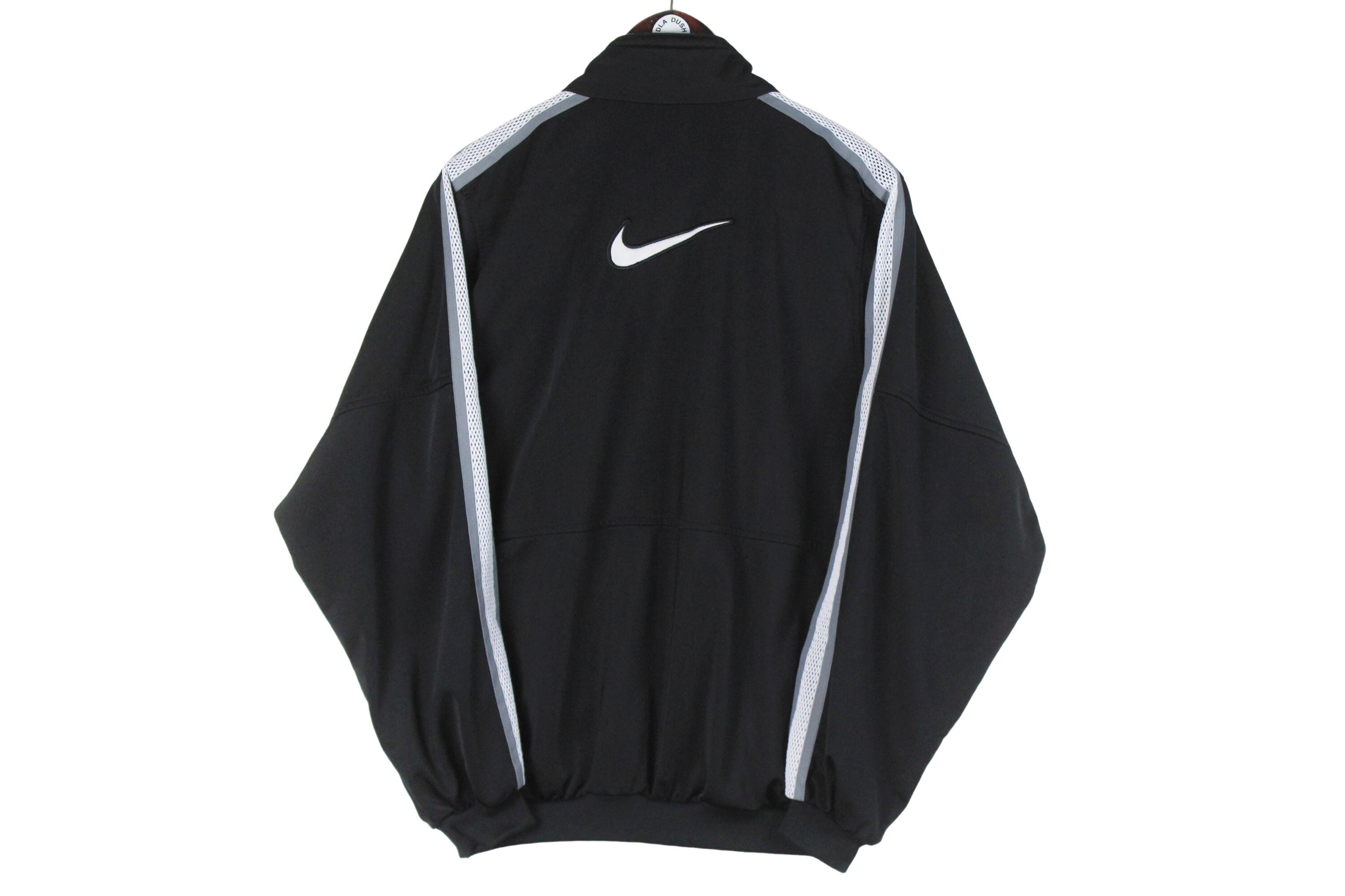 Vintage Nike Tracksuit Size M Black 90s Retro Sport Style Track