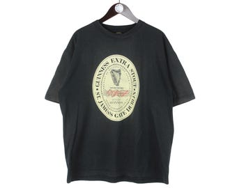 ヴィンテージ ギネス Tシャツ サイズ XL ビッグロゴ パブスタイル アイリッシュスタウトビール 00年代 レトロウェア 半袖トップ