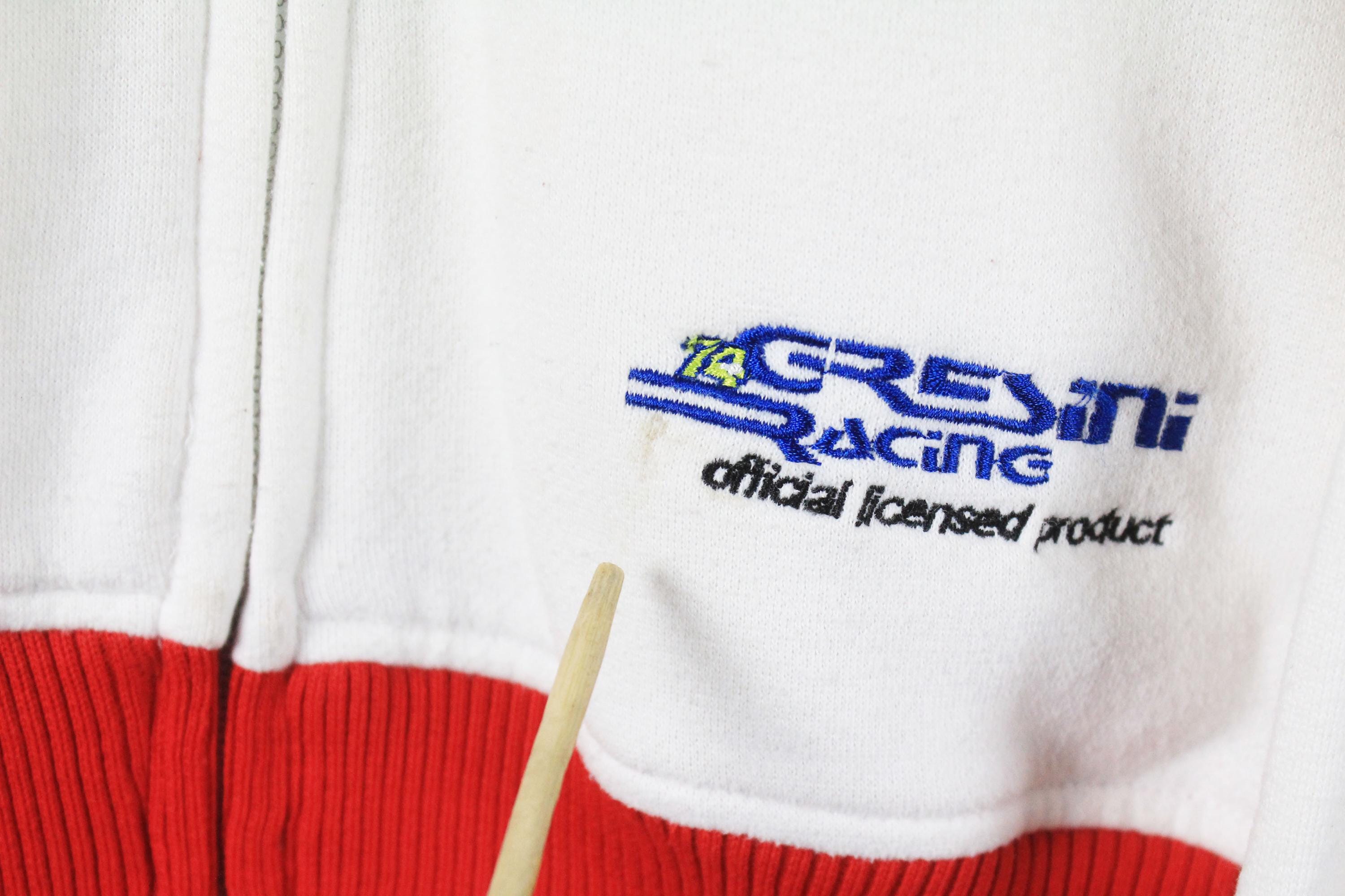 Vintage Honda Gresini Racing Full Zip Sweatshirt Size L Cardigan
