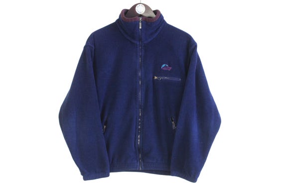 Vintage Lowe Alpine Fleece Full Zip Size Women's S/M Blue 90s