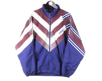 Vintage Adidas Tracksuit Size Women's M Blue 90s Retro Sport Style Track  Suit Jacket and Pants Jumpsuit