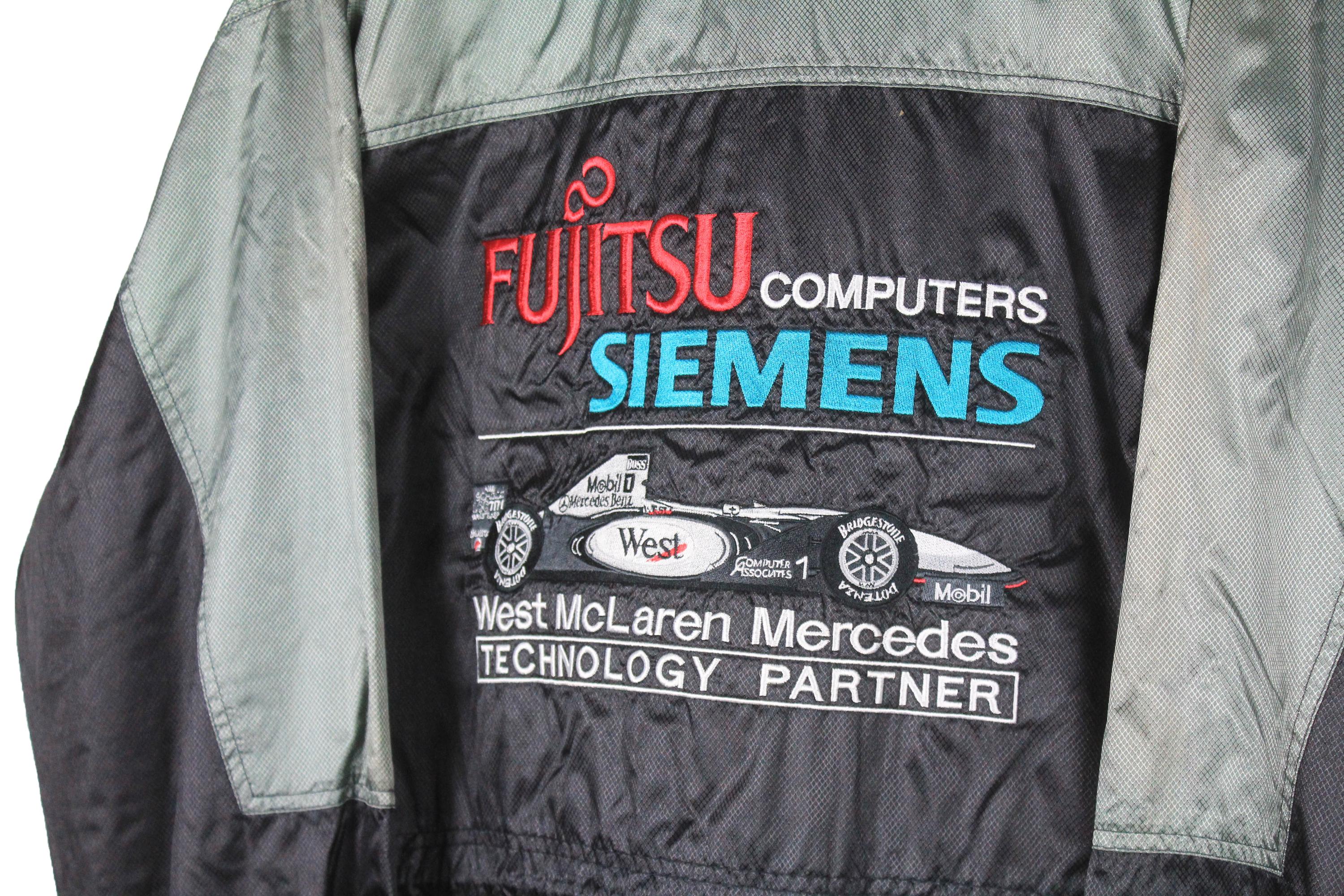 Vintage West Mclaren Mercedes F1 Team Jacket Formula 1