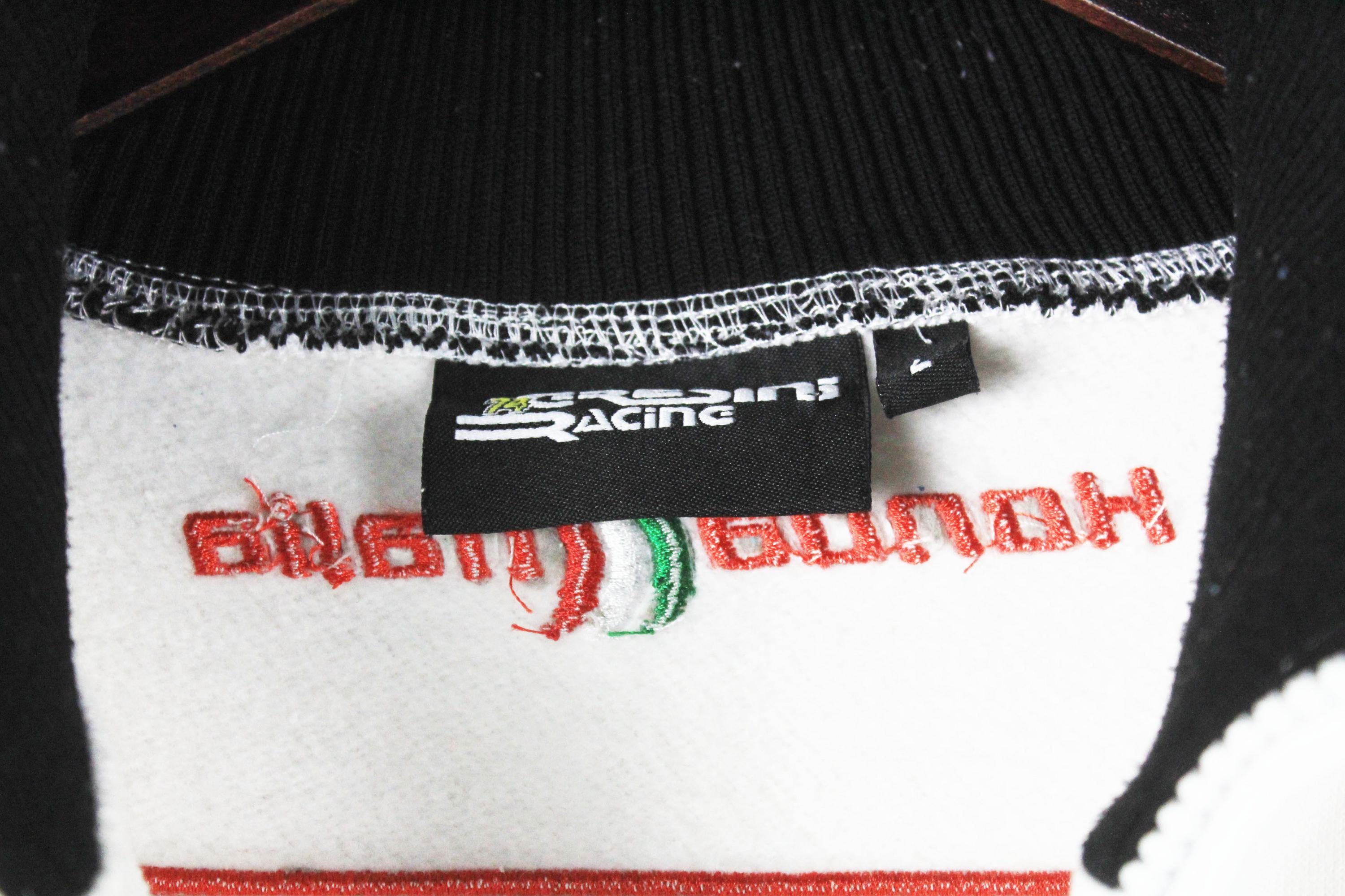 Vintage Honda Gresini Racing Full Zip Sweatshirt Size L Cardigan