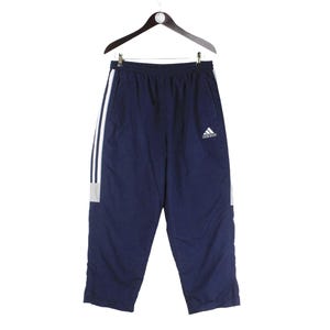 Vintage Adidas Track Pants Blue 00s Retro Trousers Sport Style Joggers