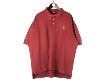ヴィンテージ アディダス ポロTシャツ サイズL ホワイト テニス 抽象柄