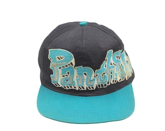 Vintage Carolina Panthers Cap NFL American Football USA Team Black Blue 90s Hat Sport Style Retro Headwear