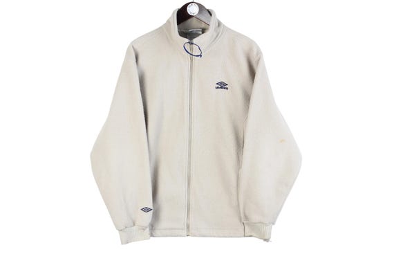 ヴィンテージ アンブロ フリース フルジップ サイズ M グレー 90年代