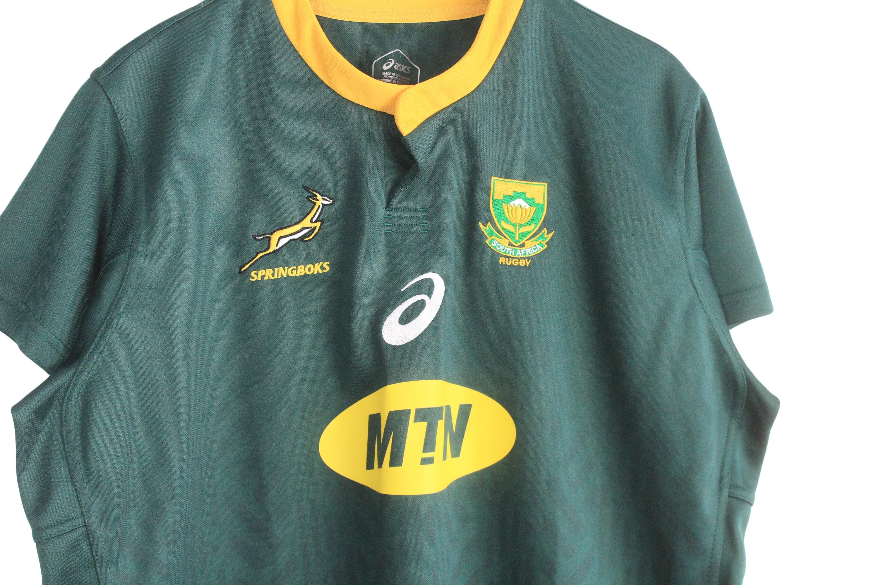 Vintage South Africa Asics Jersey Rugby Shirt Size XL 00s Sport