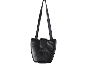 JIL SANDER Suede and Leather Chain Shoulder Bag - Etsy