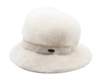 Vintage Kangol Angora Floppy Bucket Hat, Boho Hippie Fuzzy  display picture 2