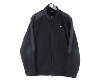 Vintage Lacoste Fleece Full Zip Size L Casual Style 00s Sweater Pullover Jumper Winter Outdoor Ski Style
