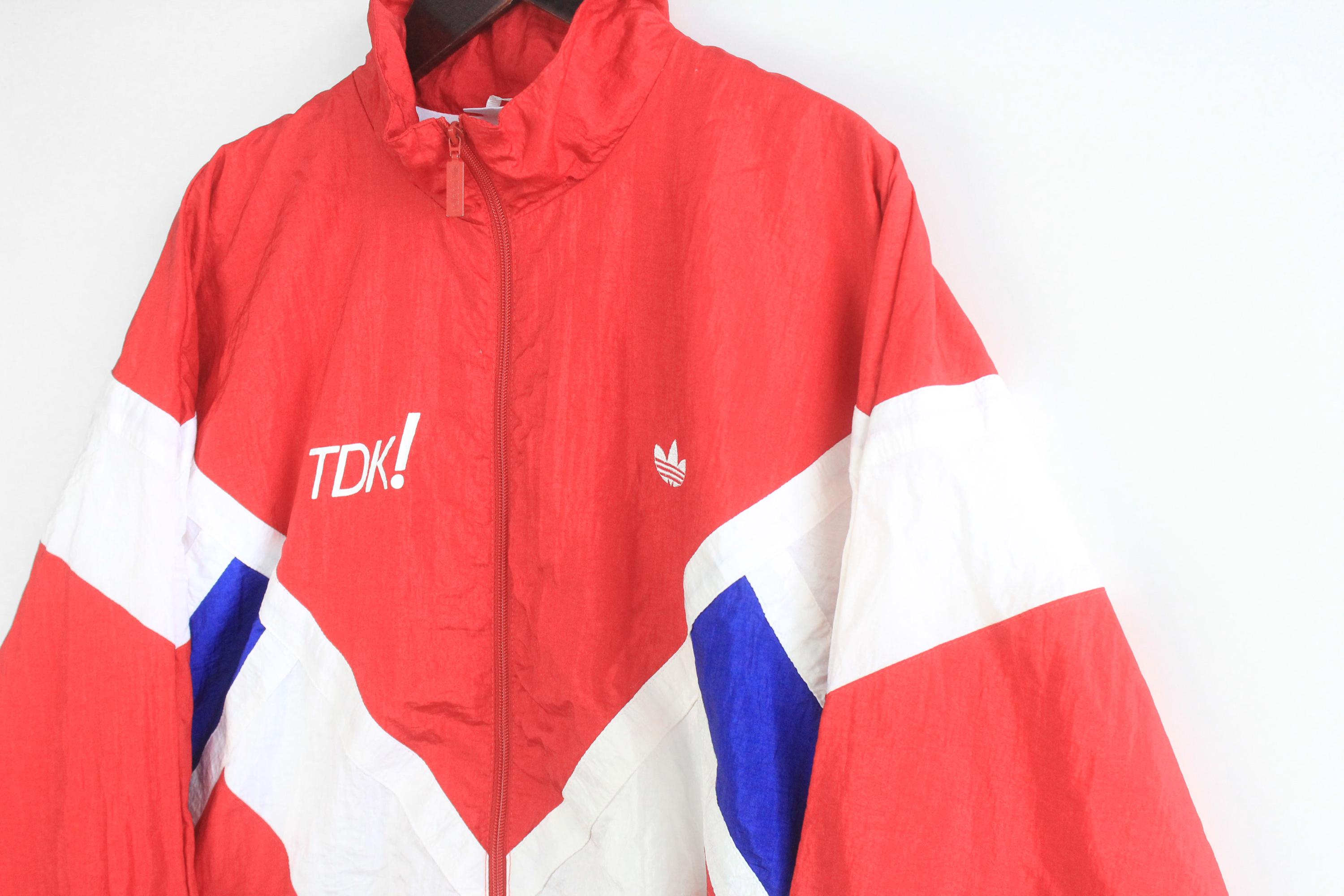 激レア！ヴィンテージadidas ジャージ ジャケット　トーキョー Adidas Originals Red Adidas Tokyo Jacket Vintage Tokyo 1991 World