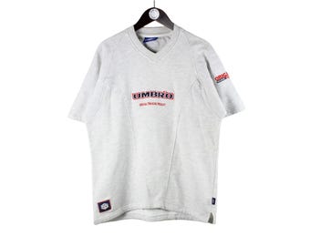 Vintage 90s UMBRO England T-shirt / Rare Football Training T-shirt