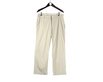Vintage Jil Sander Pants Women's Size 38 Beige 90s Retro Trousers