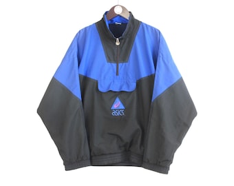 Vintage 90's Asics Multicolor Large Jacket Asics Sportwear Jacket