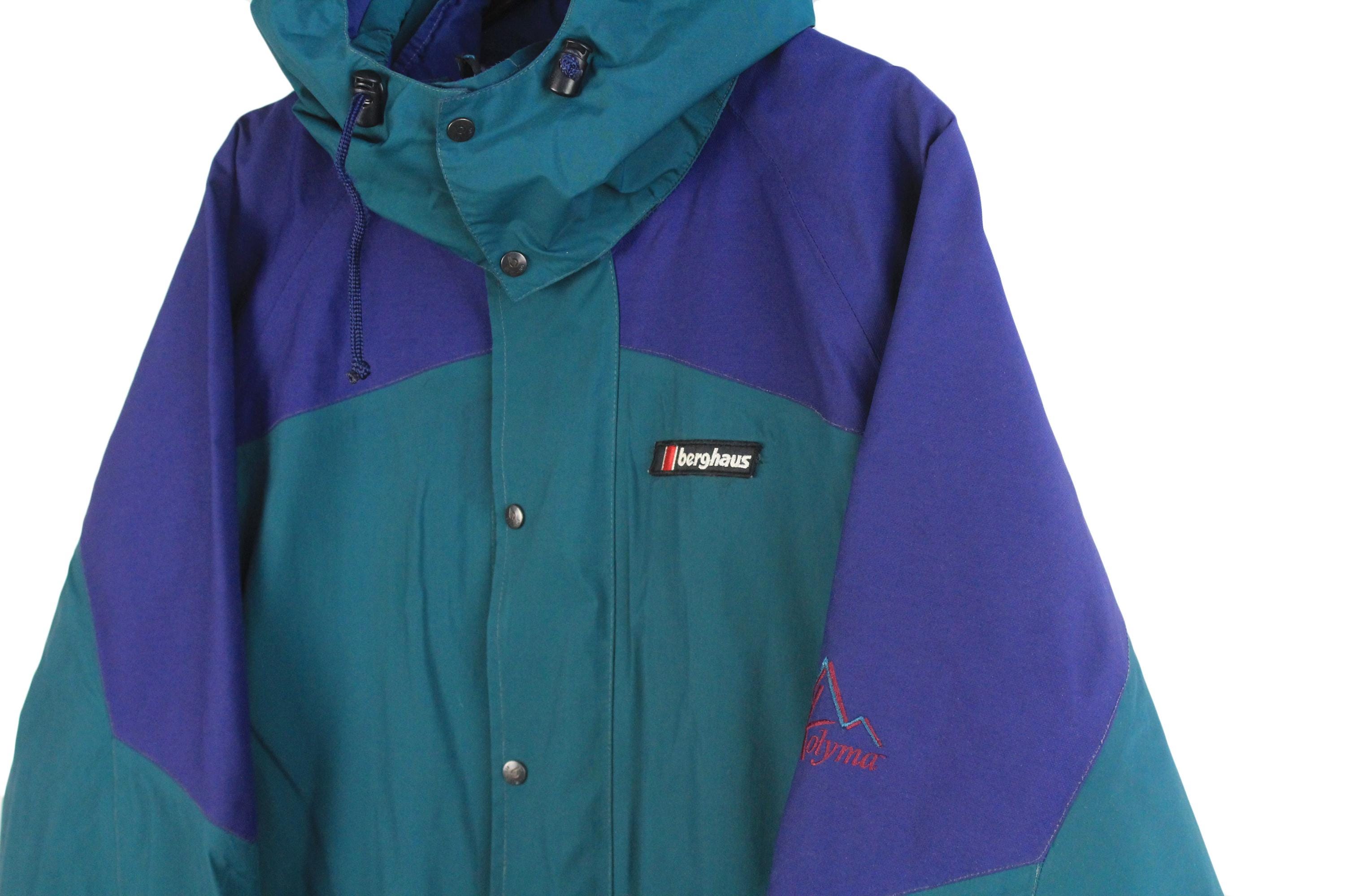 Vintage Berghaus Kolyma Jacket Size M Outdoor Raincoat Windbreaker 