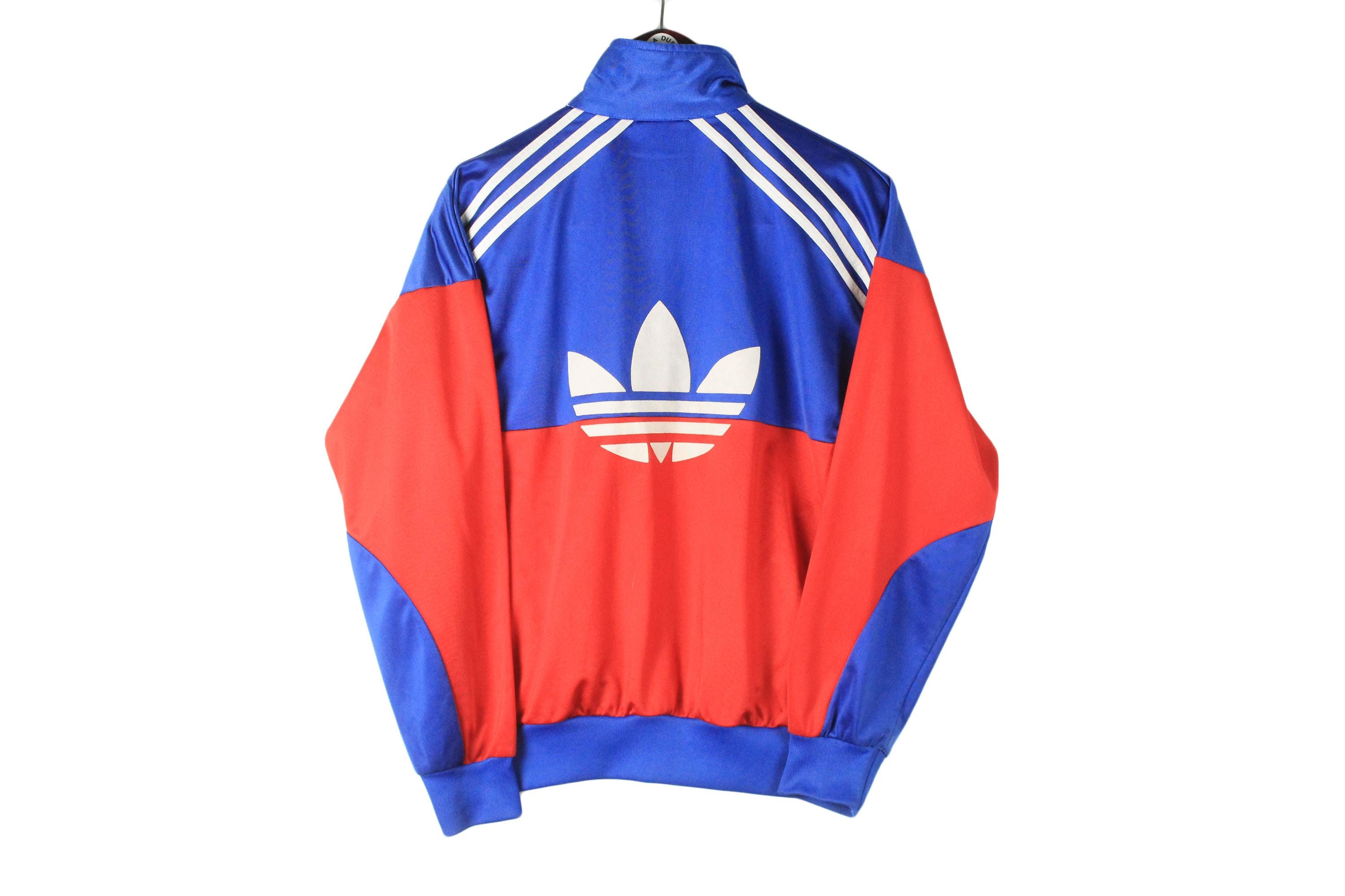 Vintage 80s ADIDAS Track Top Jacket Blue | GPS Vintage