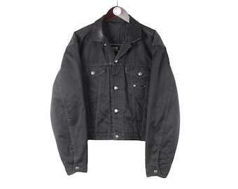 90s USA製 LEVI'S 70507-4159 BLACK SIZE M Vintage 90's Levis USA 70507-4159 Black Denim Truckers