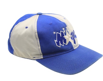 Vintage Orlando Magic Cap NBA Basketball USA Team Blue Gray 90s Hat Sport Style Retro Headwear