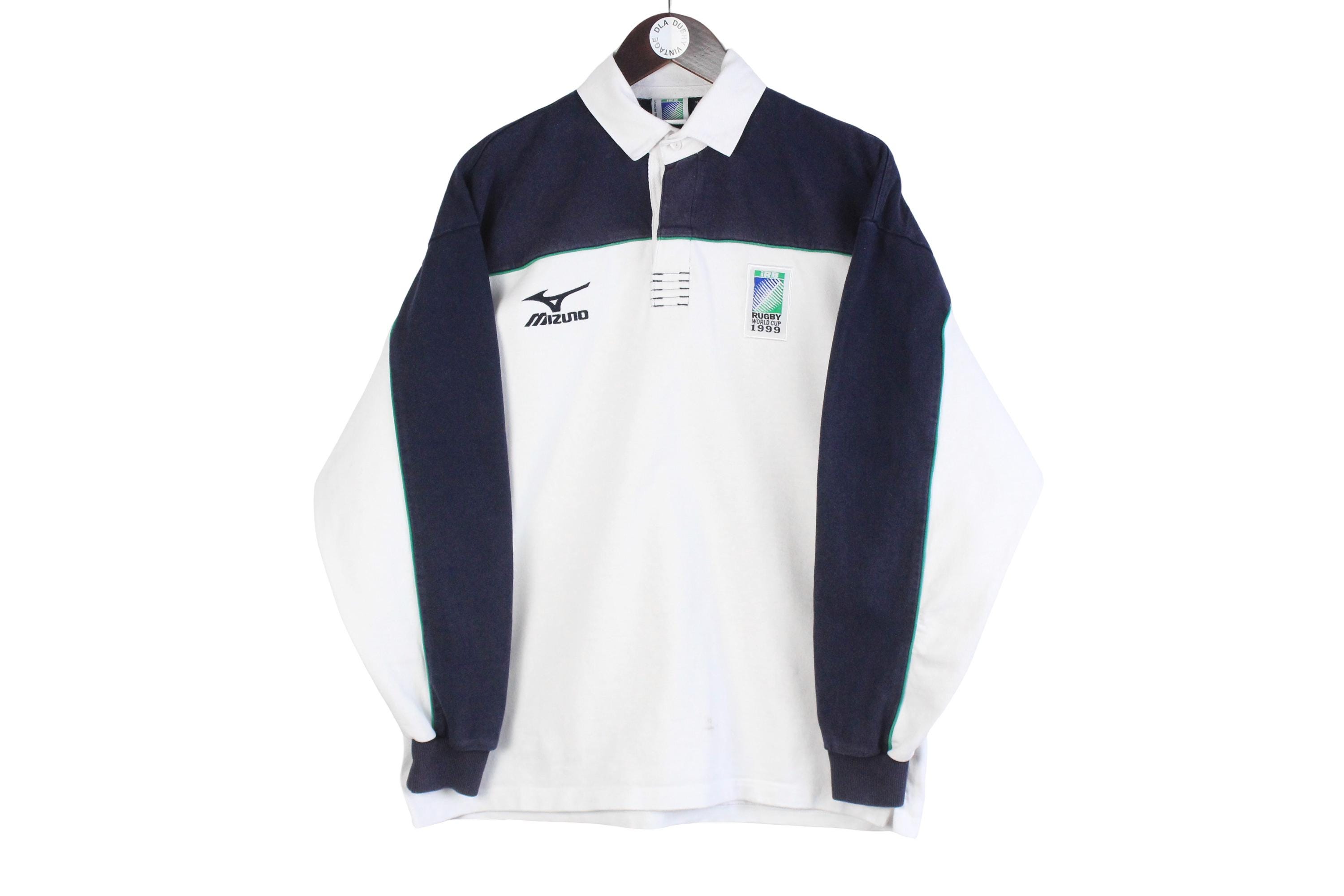 Vintage Rugby World Cup 1999 Mizuno Rugby Shirt Size M 00s Casual