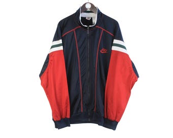 Vintage Lotto Track Jacket Size 2XL Blue 90s Sport Style Casual