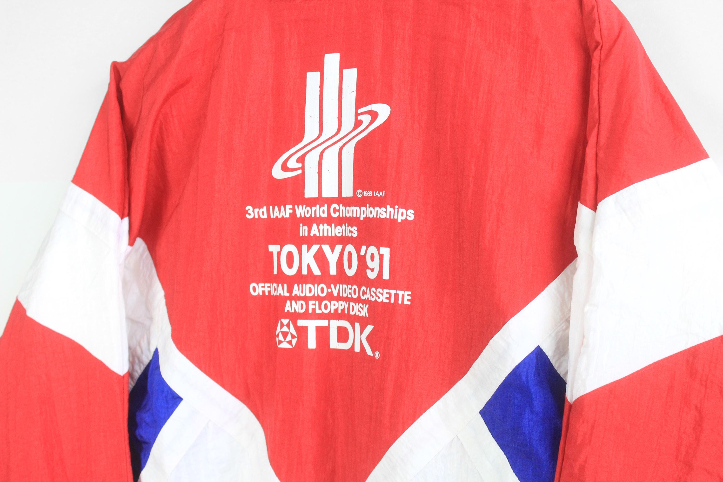 Vintage Tokyo 1991 World Championships in Athletics Adidas Track 