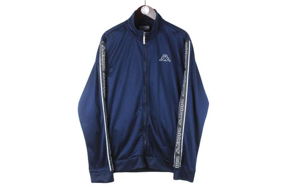 Kappaヴィンテージジャケット Kappa Vintage Full Zip Track Jacket Gray & White People On