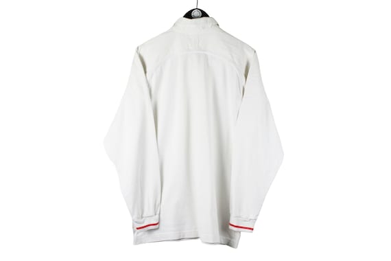 Vintage England Team 2001/02 Nike Rugby Shirt Size M/L White 00s