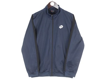 Vintage 90's Lotto Windbreaker Jacket Small Lotto Sportswear Lotto