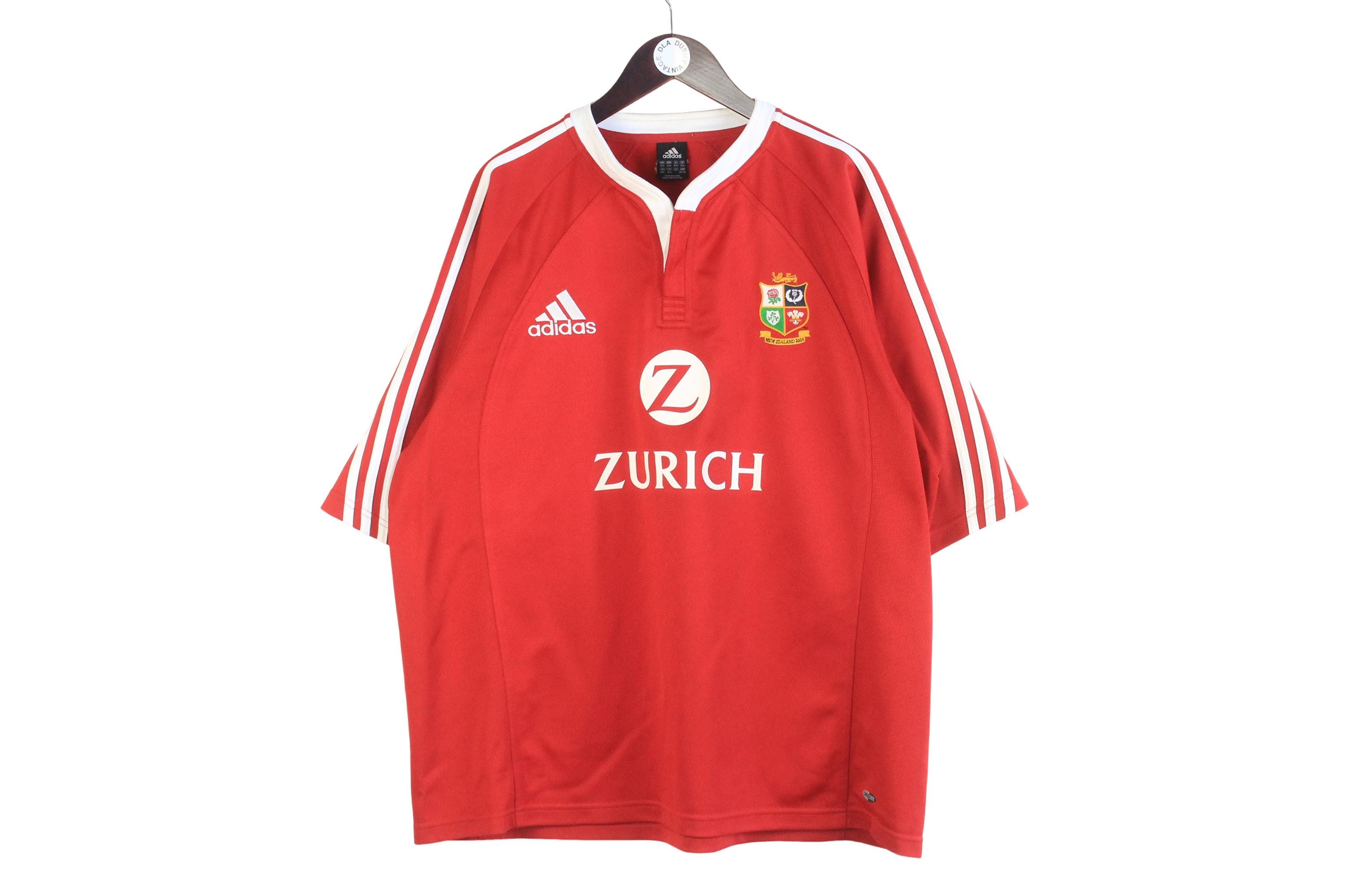 Vintage British & Irish Lions New Zealand 2005 Adidas Rugby Team