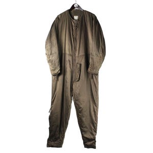 Traje de vuelo vintage de la RAF de la Segunda Guerra Mundial, talla XL, gris, militar del ejército del Reino Unido, mono de vuelo de los años 40, estilo retro, traje de manga larga