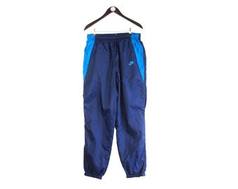 ヴィンテージ アンブロ トラックパンツ サイズ L ブルー 90年代 レトロ