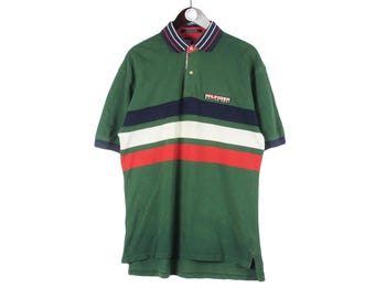 Vintage Polo Sport by Ralph Lauren T-shirt Size L Blue Big Logo