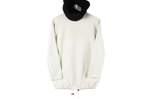 Vintage Giorgio Armani Neve Hoodie Fleece Size Women's 40 White