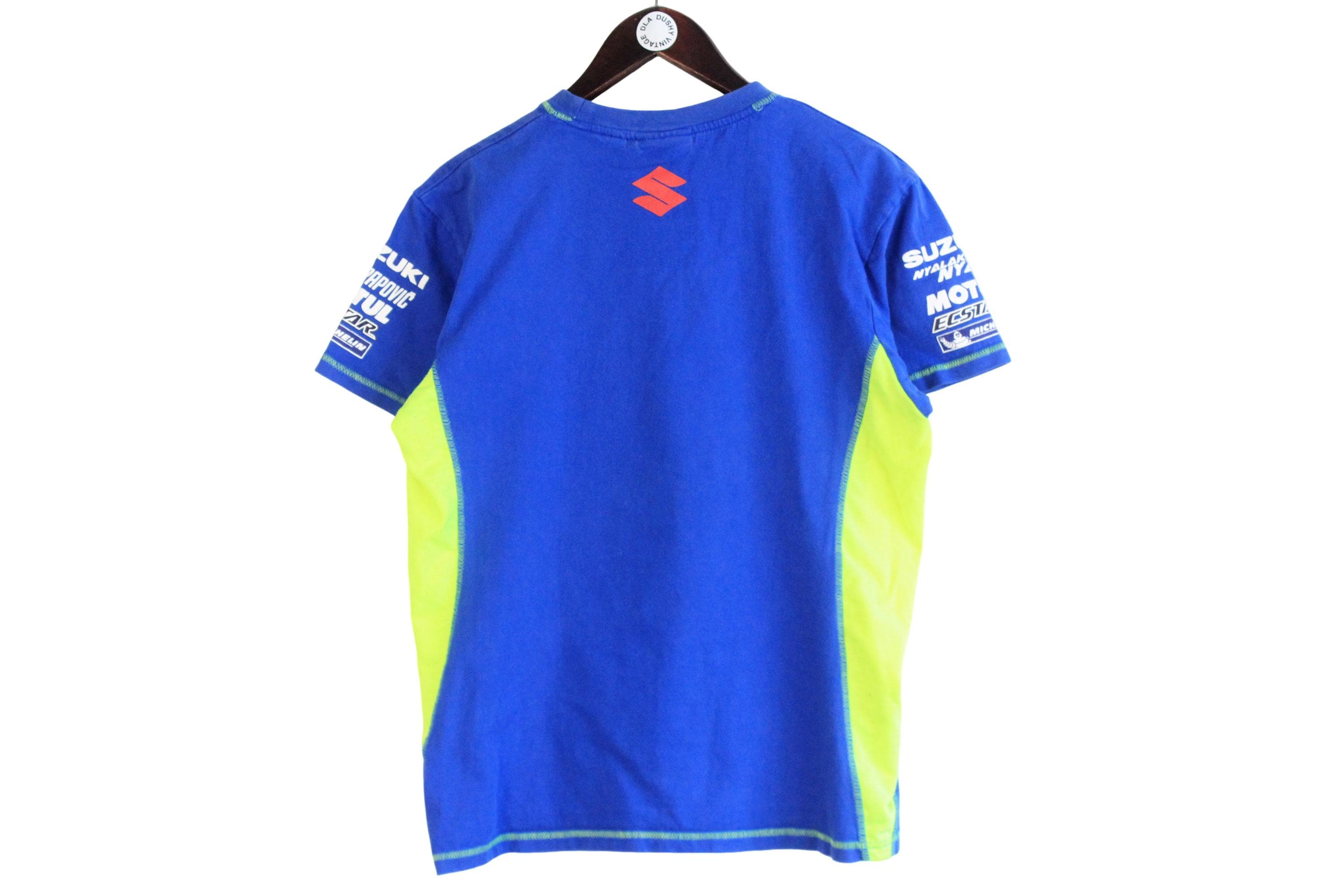 ヴィンテージ スズキ Tシャツ サイズ S ブルー レーシングチーム モト