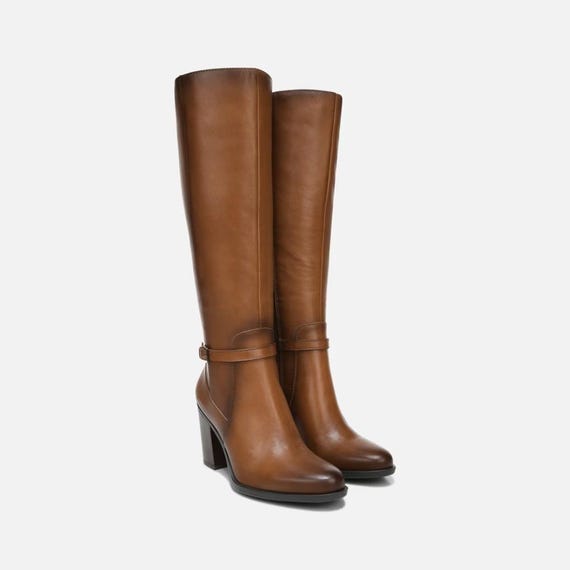 Wide Calf Dress Boots for Women's Brown Knee High Boots Wide Calf Dress Boots for Women's Brown Knee High Boots